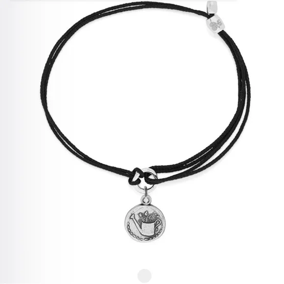 Alex and Ani Gardening pull cord bracelet new on card in sealed bag - Picture 1 of 2